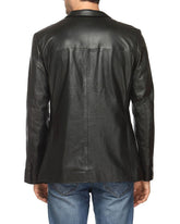 Men Genuine Leather Blazer Sport Coat 45